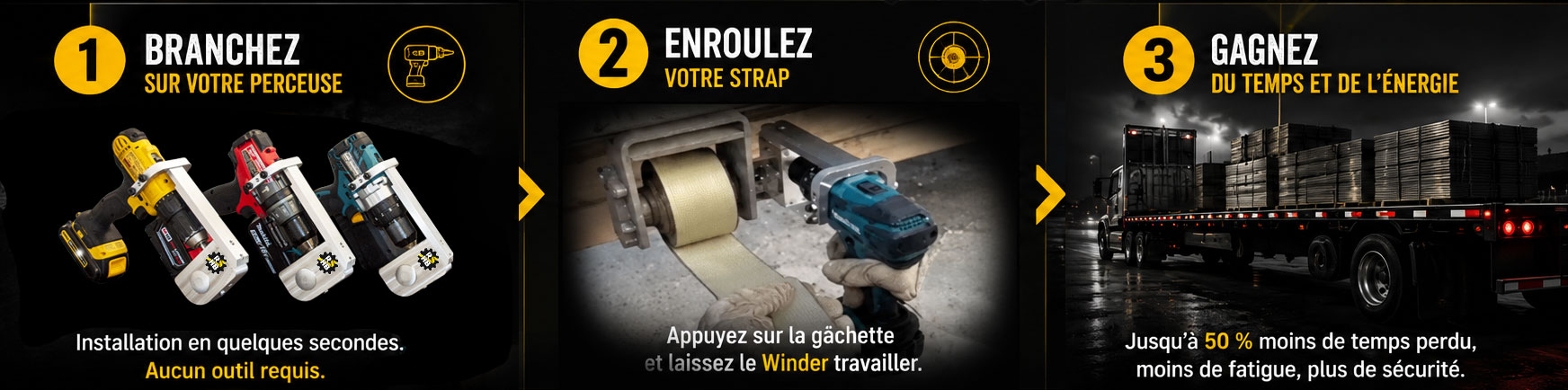 3 étapes pour utiliser lw winder